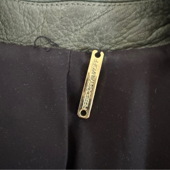 Rebecca Minkoff Green Leather Jacket - Picture 2 of 6
